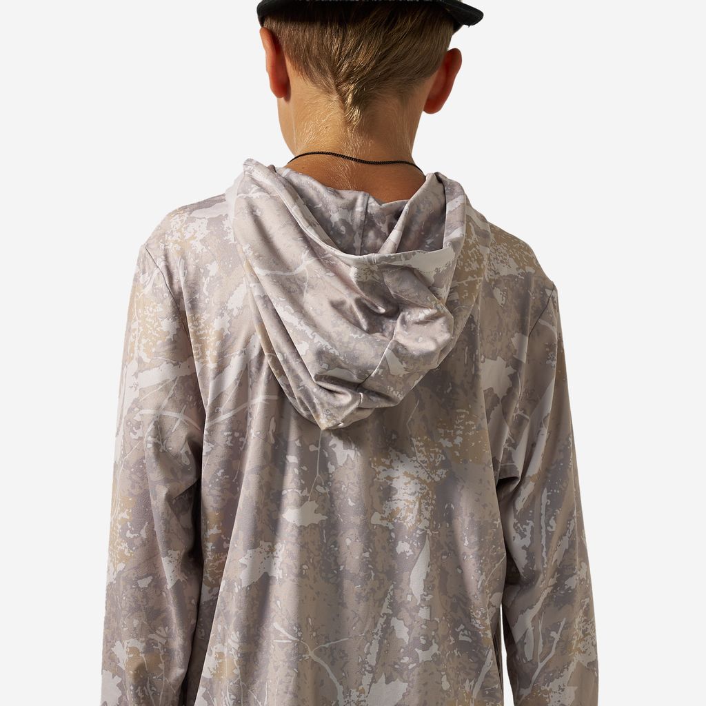 Boys Burlebo Performance Hoodie - Drifter Camo