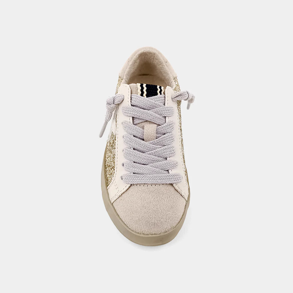 Paula Toddler Sneaker - Gold Glitter