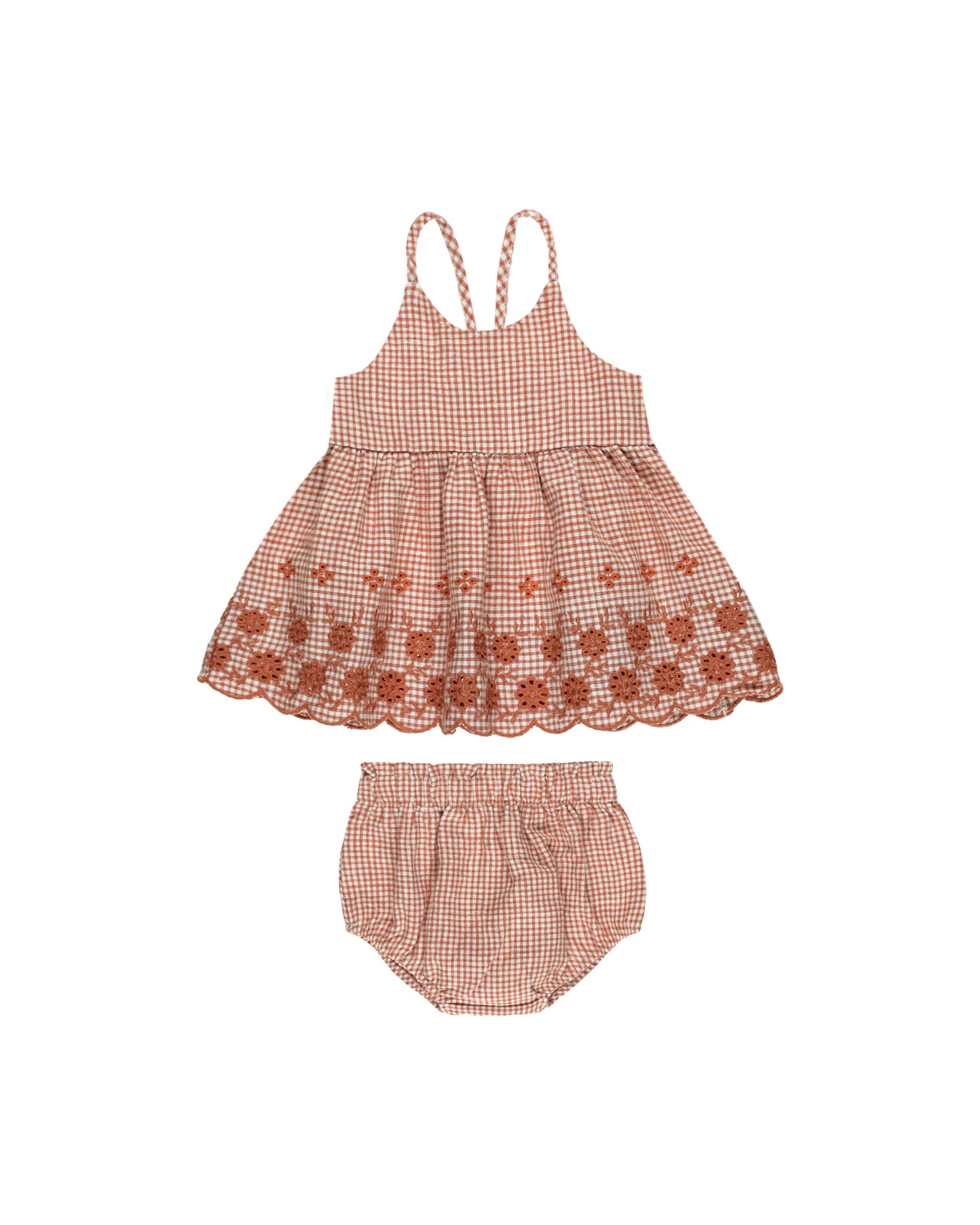 Rylee + Cru Zenni Set | Poppy Gingham