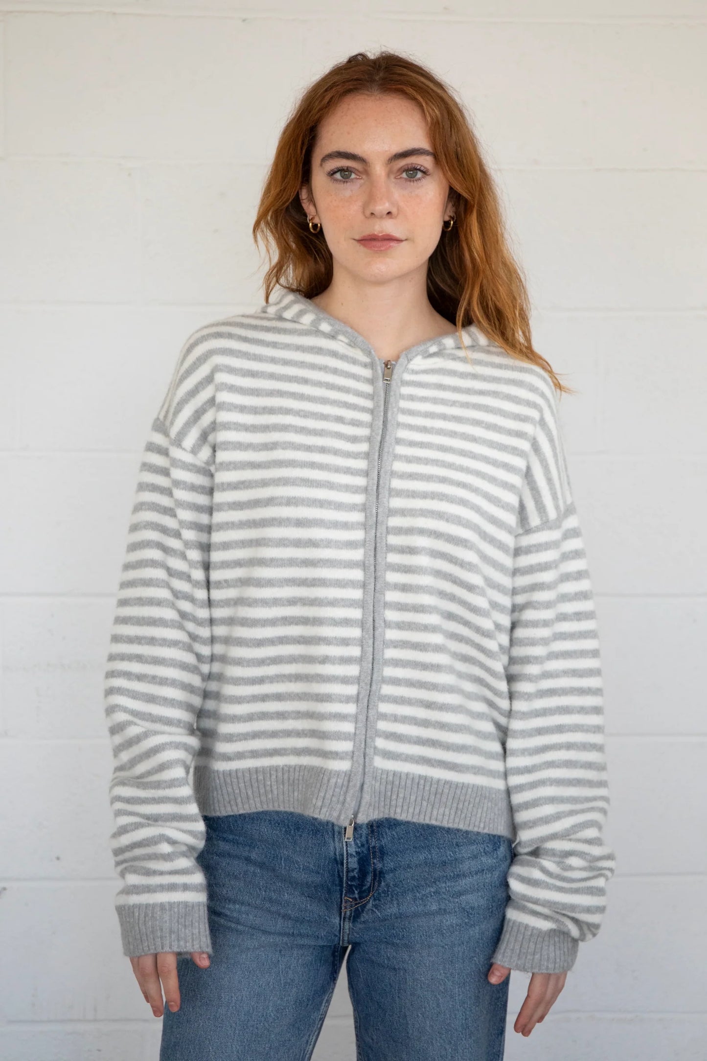 Cooper Zip Up Hoodie - Grey