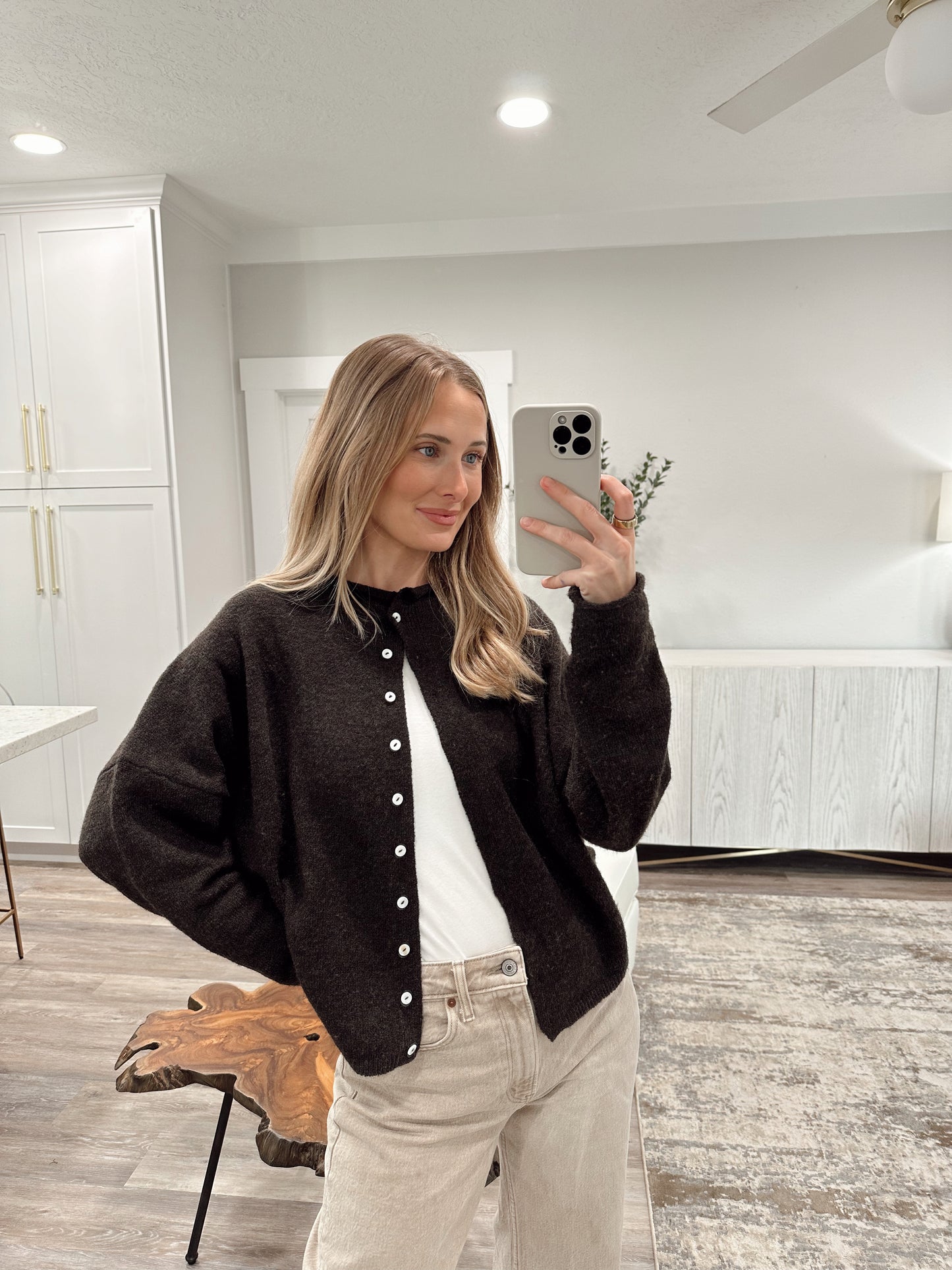 Piper Cardigan - Chocolate