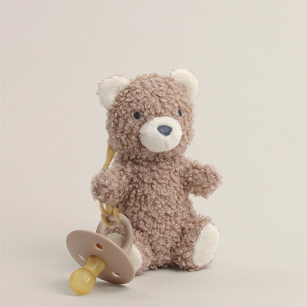 Bitzy Pal Pacifier & Plush | Bear