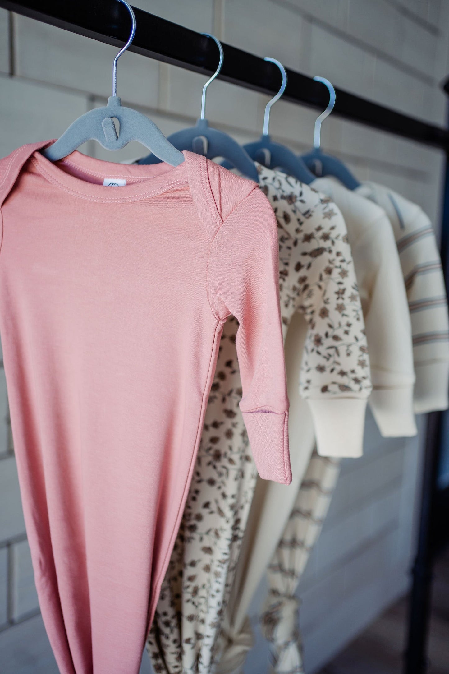 Colored Organics Landry Gown - Oak Stripe