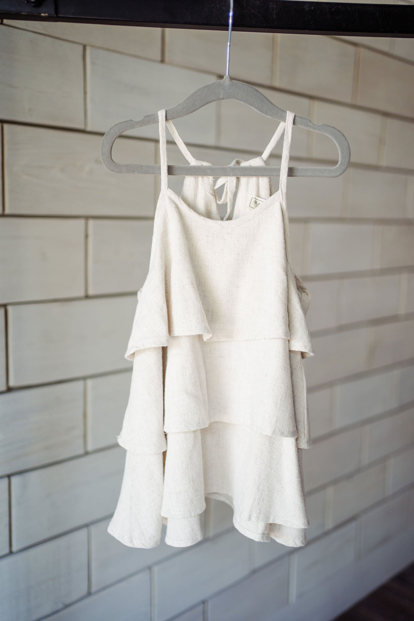 Taryn Tiered Linen Top