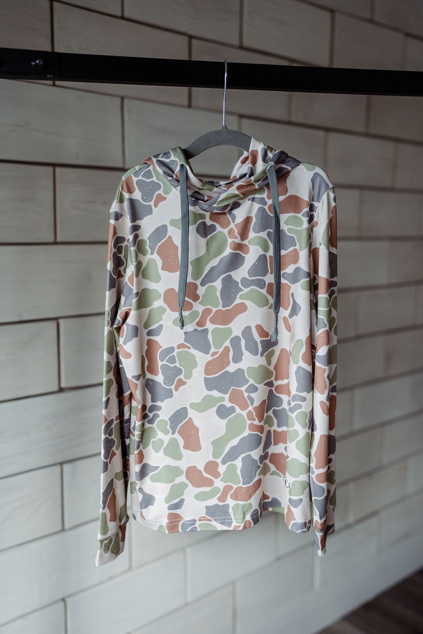 Boys Burlebo Performance Hoodie - Driftwood Camo