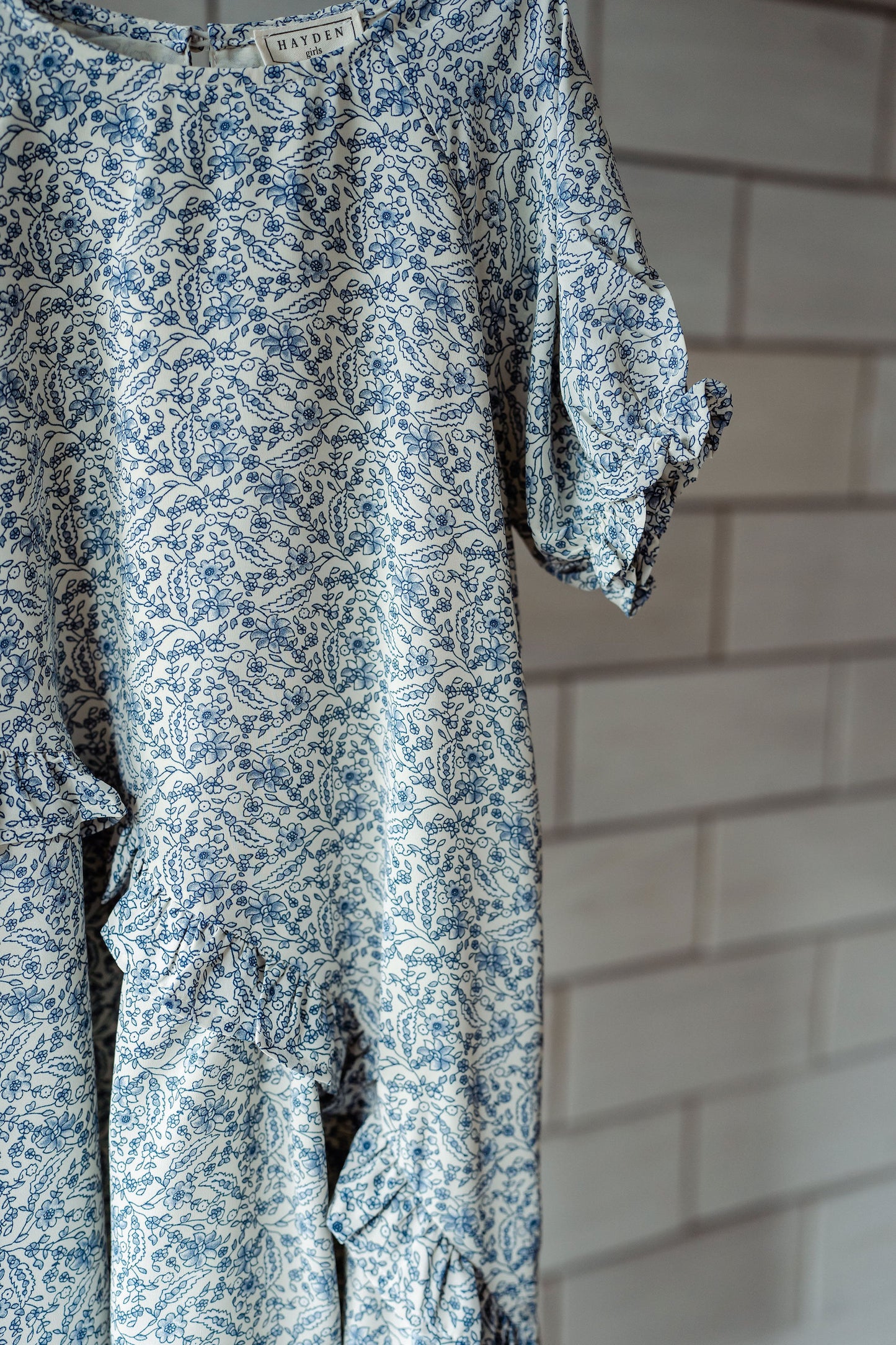 Ryah Ruffled Cinch Sleeve Dress