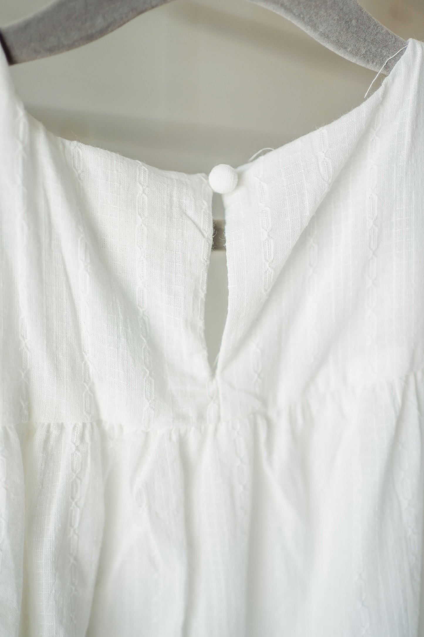 Eve Eyelet Flutter Sleeve Dress