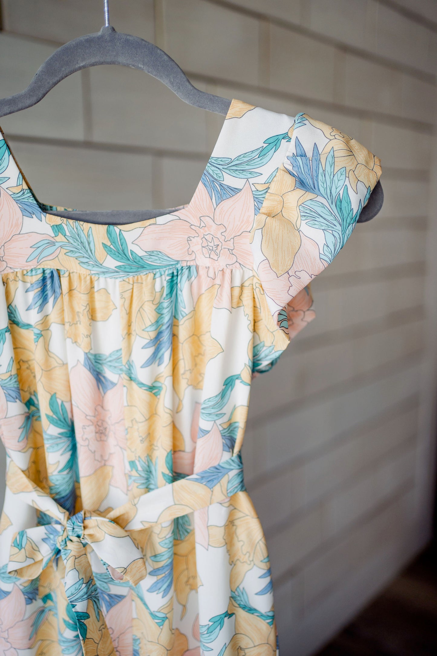 Among the Wildflowers Flutter Sleeve Jumpsuit