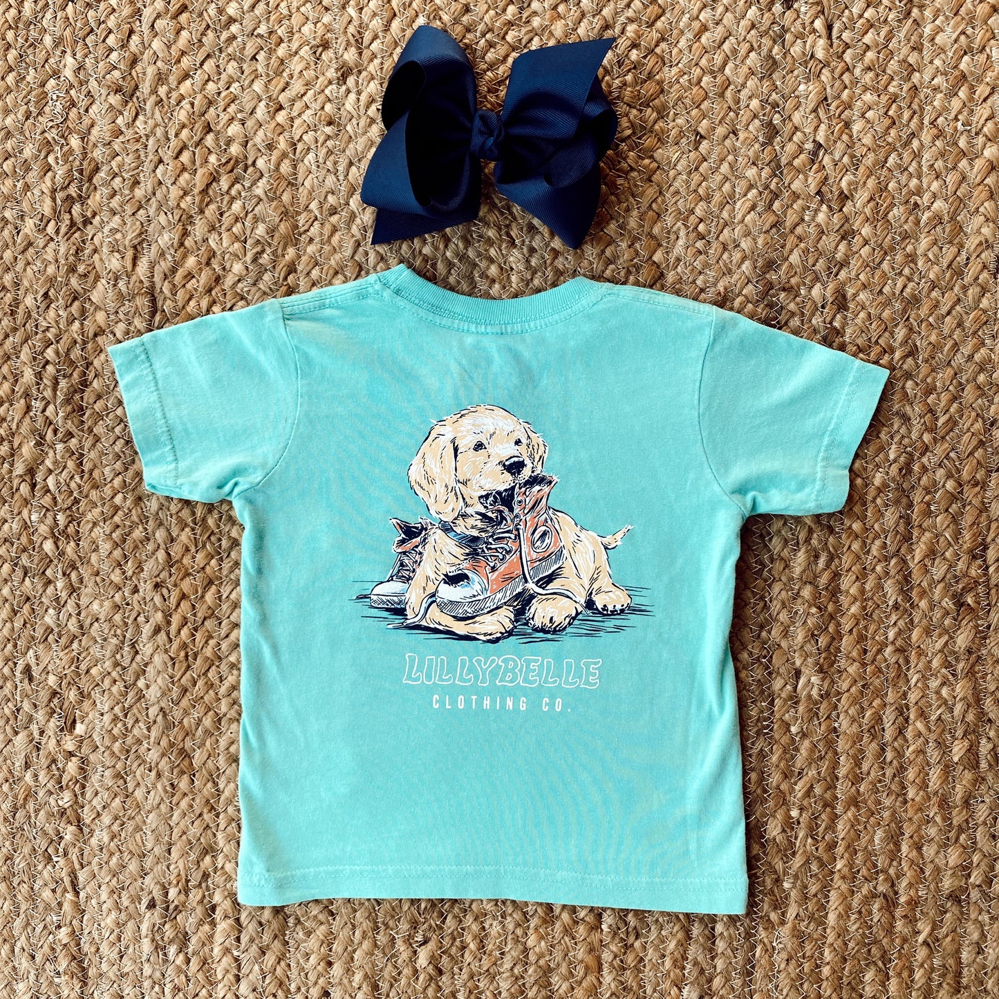 LillyBelle Puppy Chewing Shoe Tee