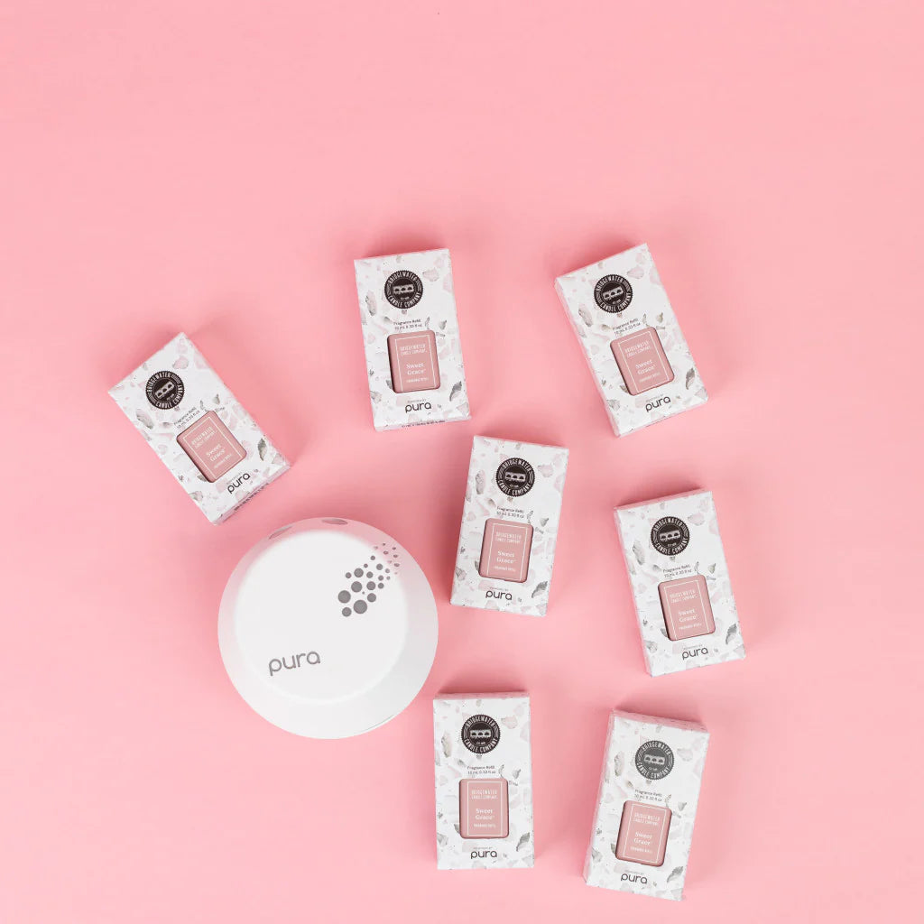 Pura + Sweet Grace Lovers Smart Home Diffuser Set