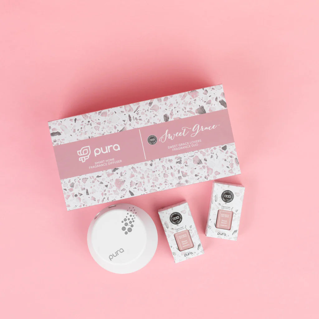Pura + Sweet Grace Lovers Smart Home Diffuser Set