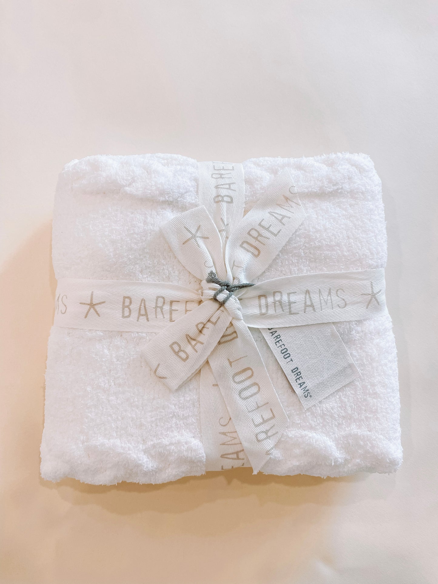 Barefoot Dreams CozyChic Heathered Cable Baby Blanket