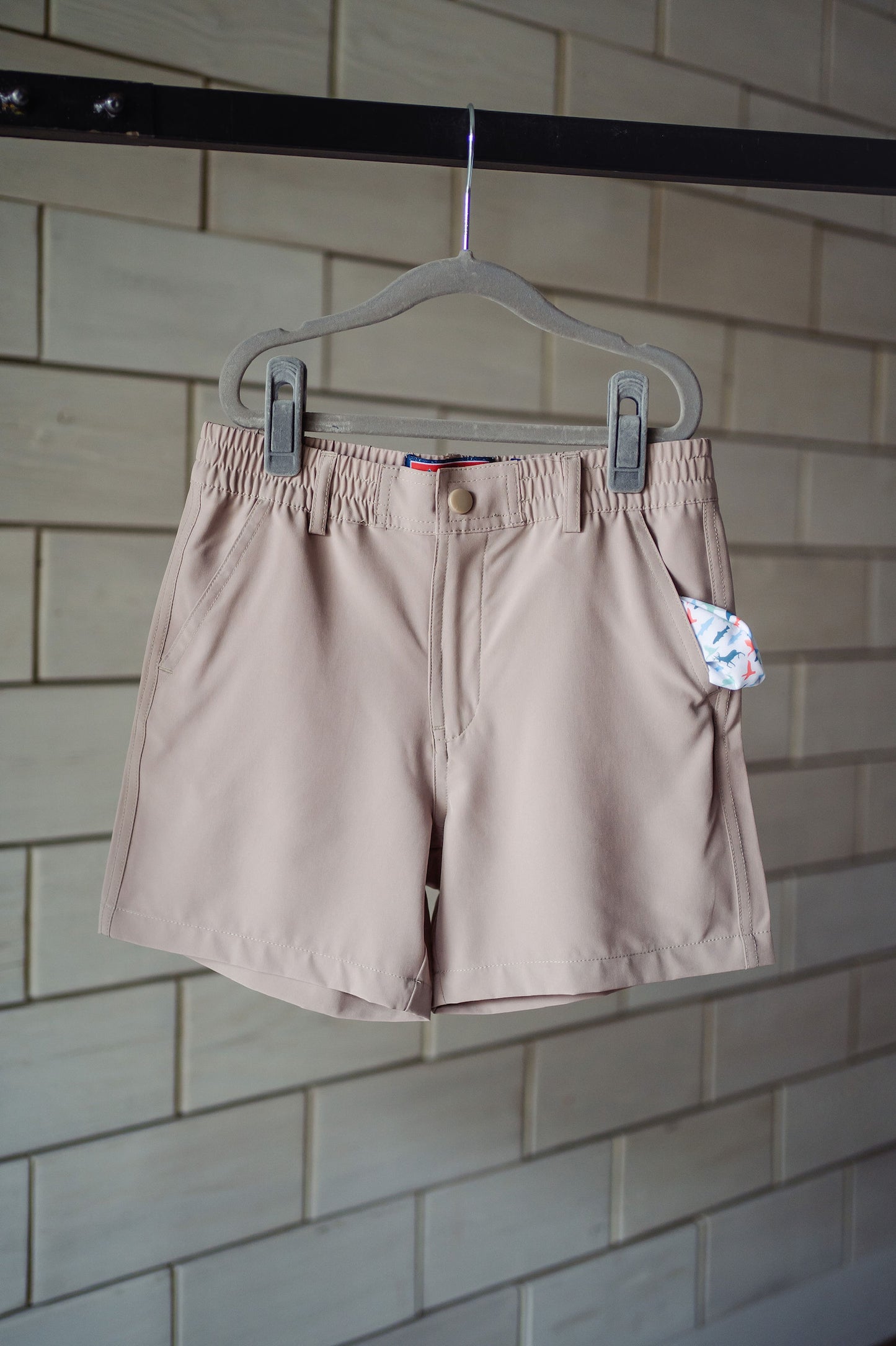 Boys Burlebo Everyday Shorts - Cobblestone Khaki