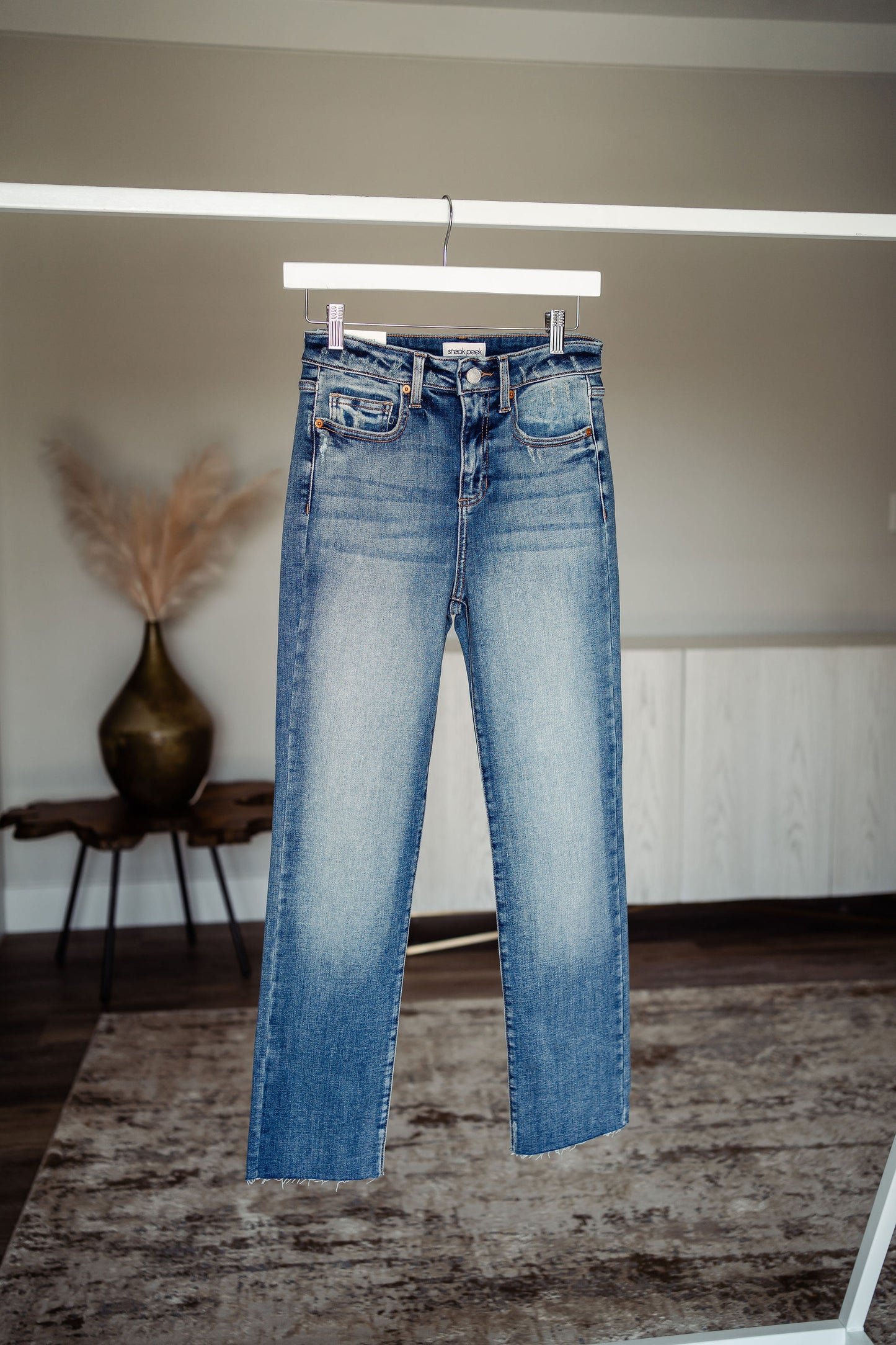 Kate High Rise Slim Straight Jean
