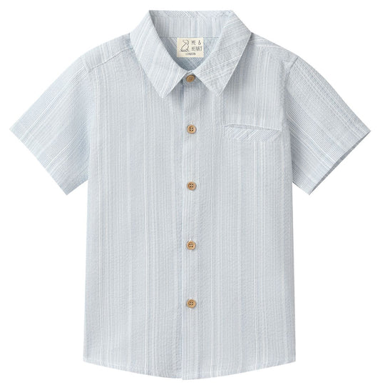 Newport Woven Shirt | Chambray Textured