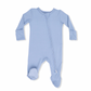 Angel Dear 2-Way Zipper Footie | Solid Blue Fog