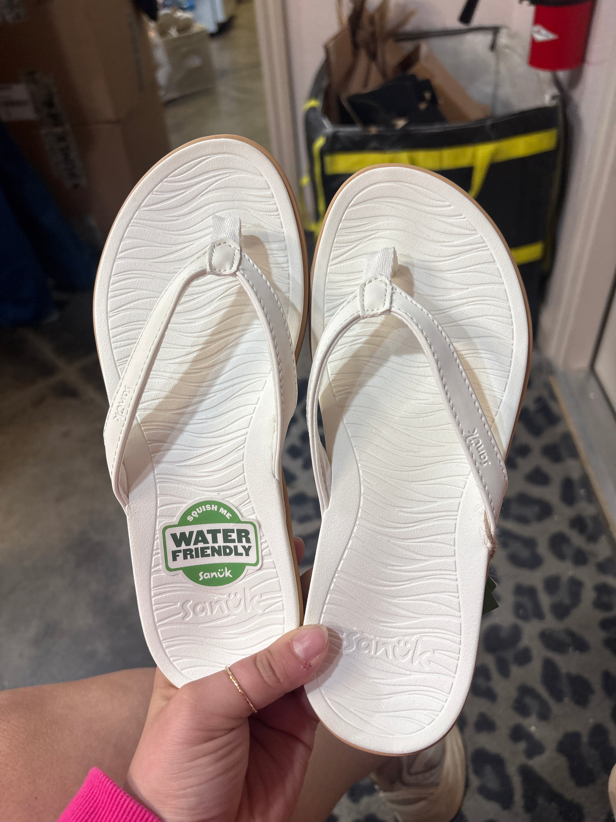 Wave whisper flip flop
