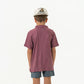 Boys Burlebo Texas Maroon Polo
