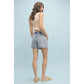Tally Denim Drawstring Shorts