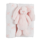 Bow Swaddle & Rattle Set