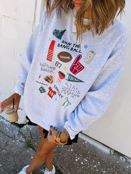 Run the Dang Ball Graphic Sweatshirt