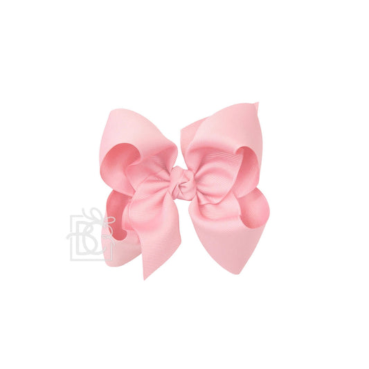 Grosgrain Double Knot Bow | Pink