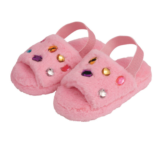 Light Pink Glitzy Slippers