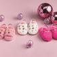 White Glitzy Slippers