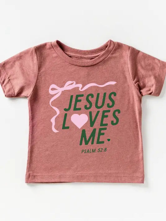 Jesus Loves Me Ribbon Tee