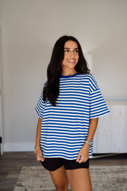 Cassandra Striped Tee