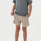 Boys Burlebo Everyday Shorts - Light Khaki