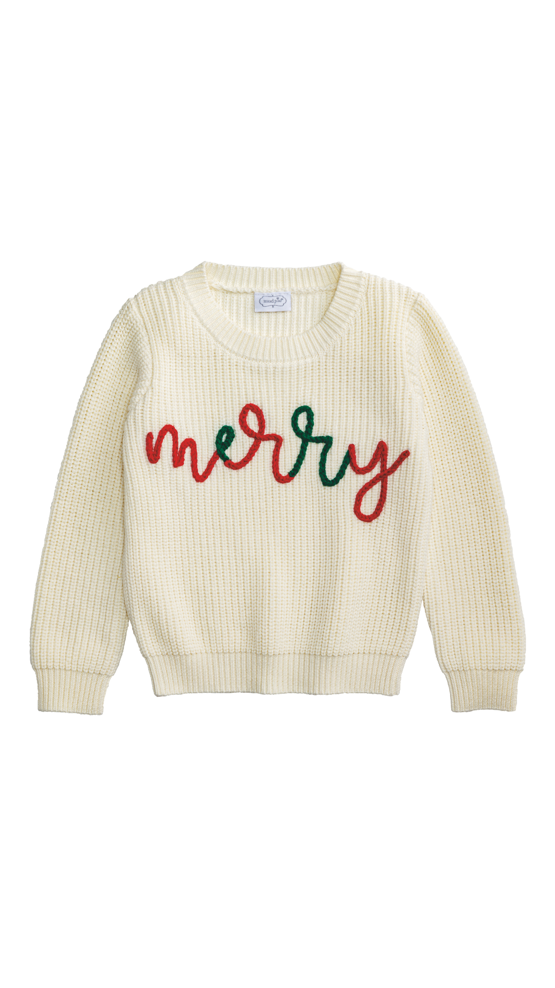 Merry Chainstitch Toddler Sweater