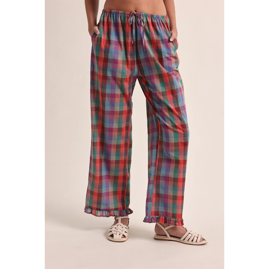 Rainbow Plaid Pants