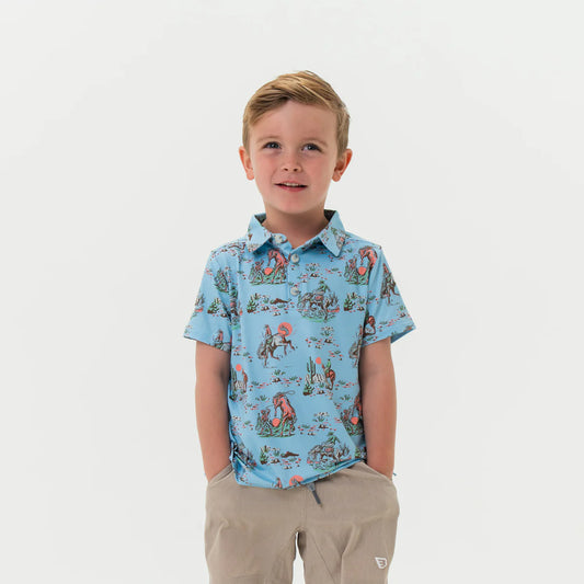 Boys Burlebo Cowboy Up Polo