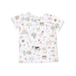Angel Dear Short Sleeve Loungewear Set | Cute Farm Animals Pink