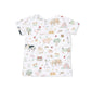 Angel Dear Short Sleeve Loungewear Set | Cute Farm Animals Pink