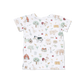 Angel Dear Short Sleeve Loungewear Set | Cute Farm Animals Uni