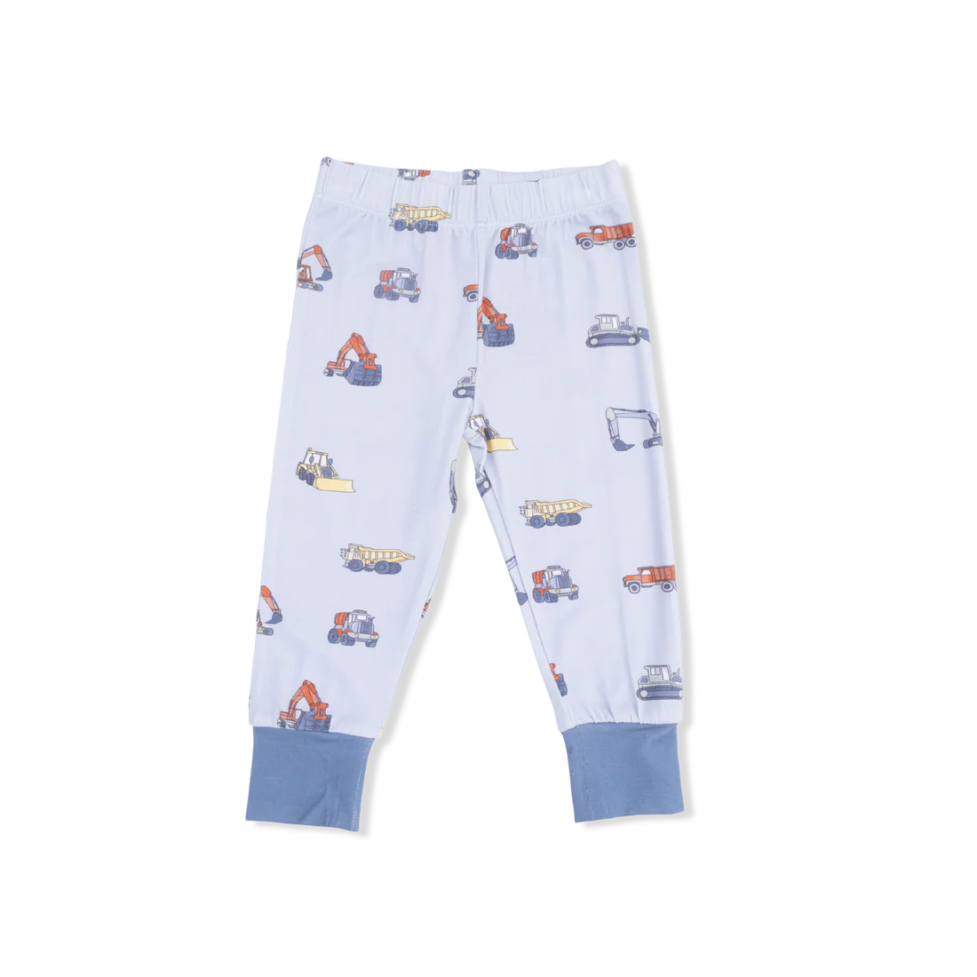 Angel Dear Short Sleeve Loungewear Set | Construction Vehicles