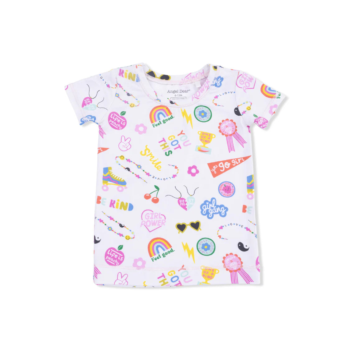 Angel Dear Short Sleeve Loungewear Set | Girl Power