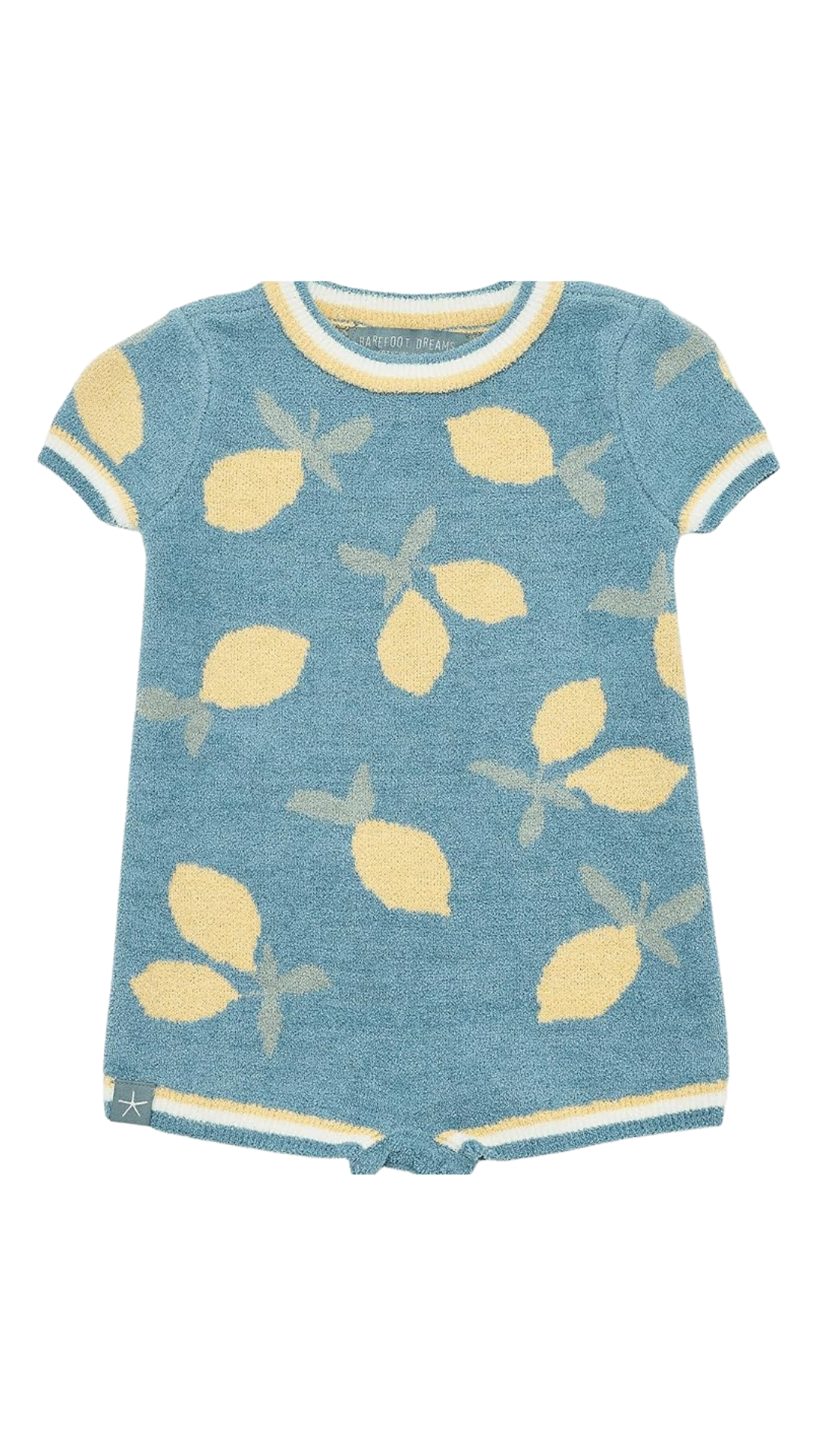 Barefoot Dreams CozyChic Ultra Lite Baby Lemon Onesie