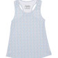 Grand Blue Flowers Printed Tank