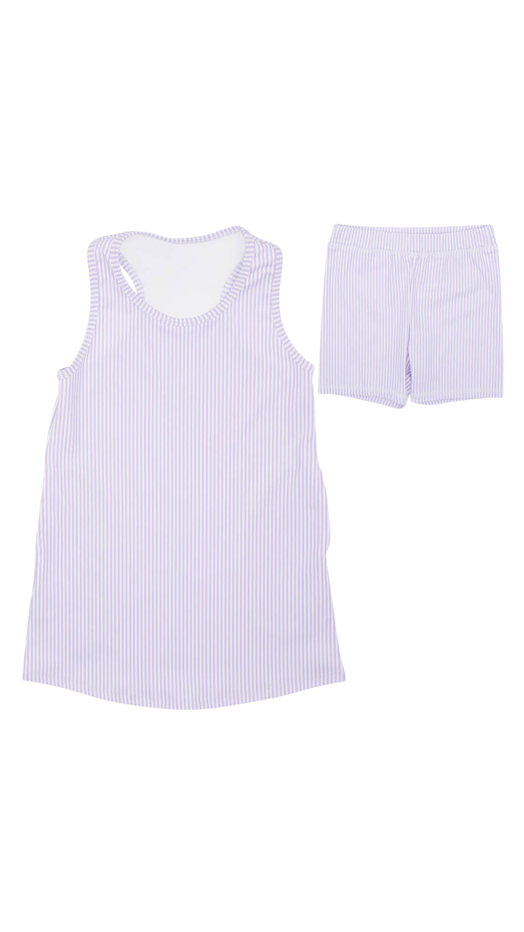 Izzy Tennis Dress | Lavender Striped