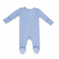 Angel Dear 2-Way Zipper Footie | Solid Blue Fog