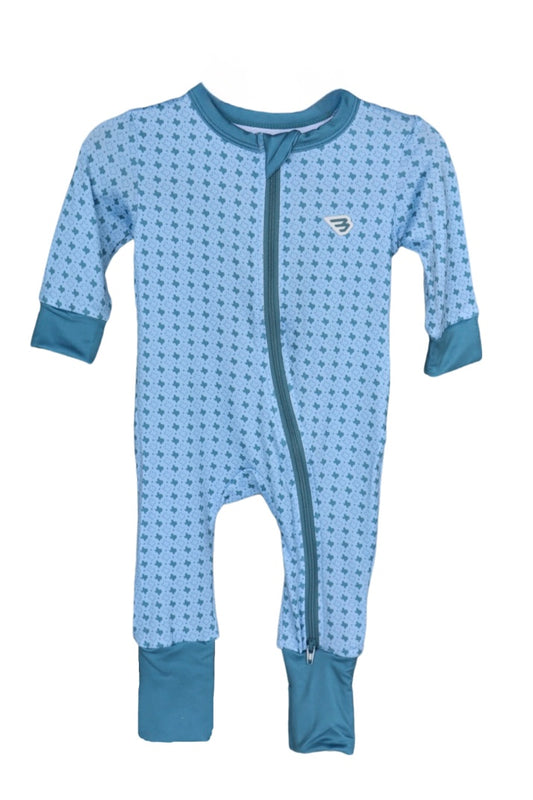 Baby Burlebo Texas Light Blue Onesie