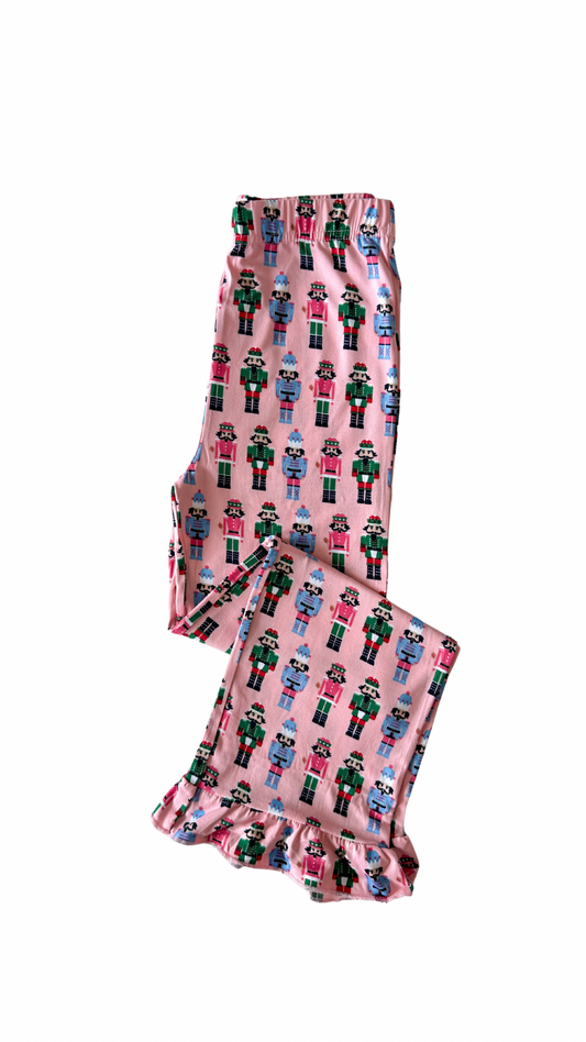 Youth Girls Nutcracker March Ruffle Pajama Pants