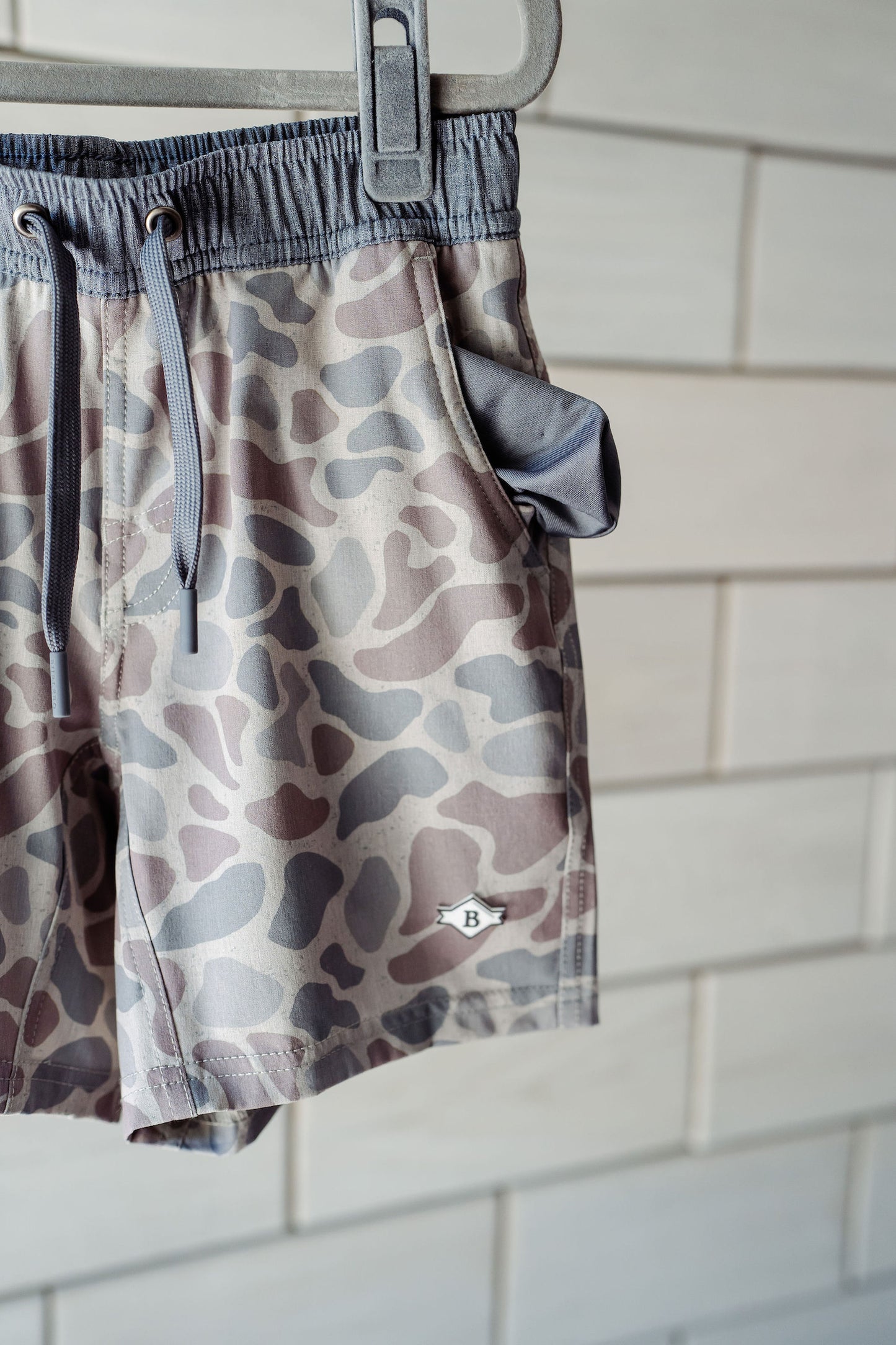 Toddler Burlebo Athletic Shorts - Classic Deer Camo