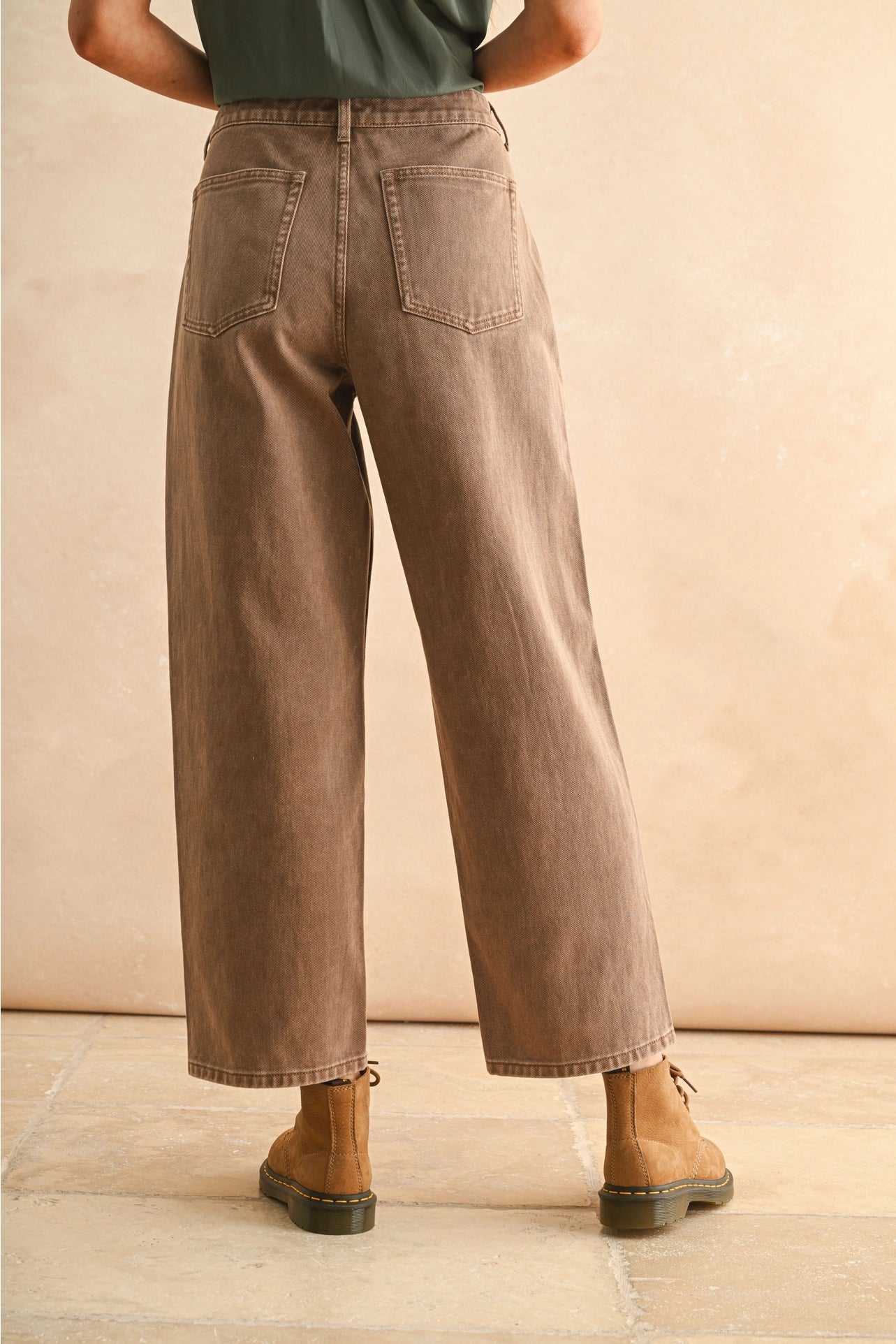 Washed Mocha Pants