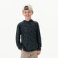Boys Burlebo Performance Hoodie - Black Camo
