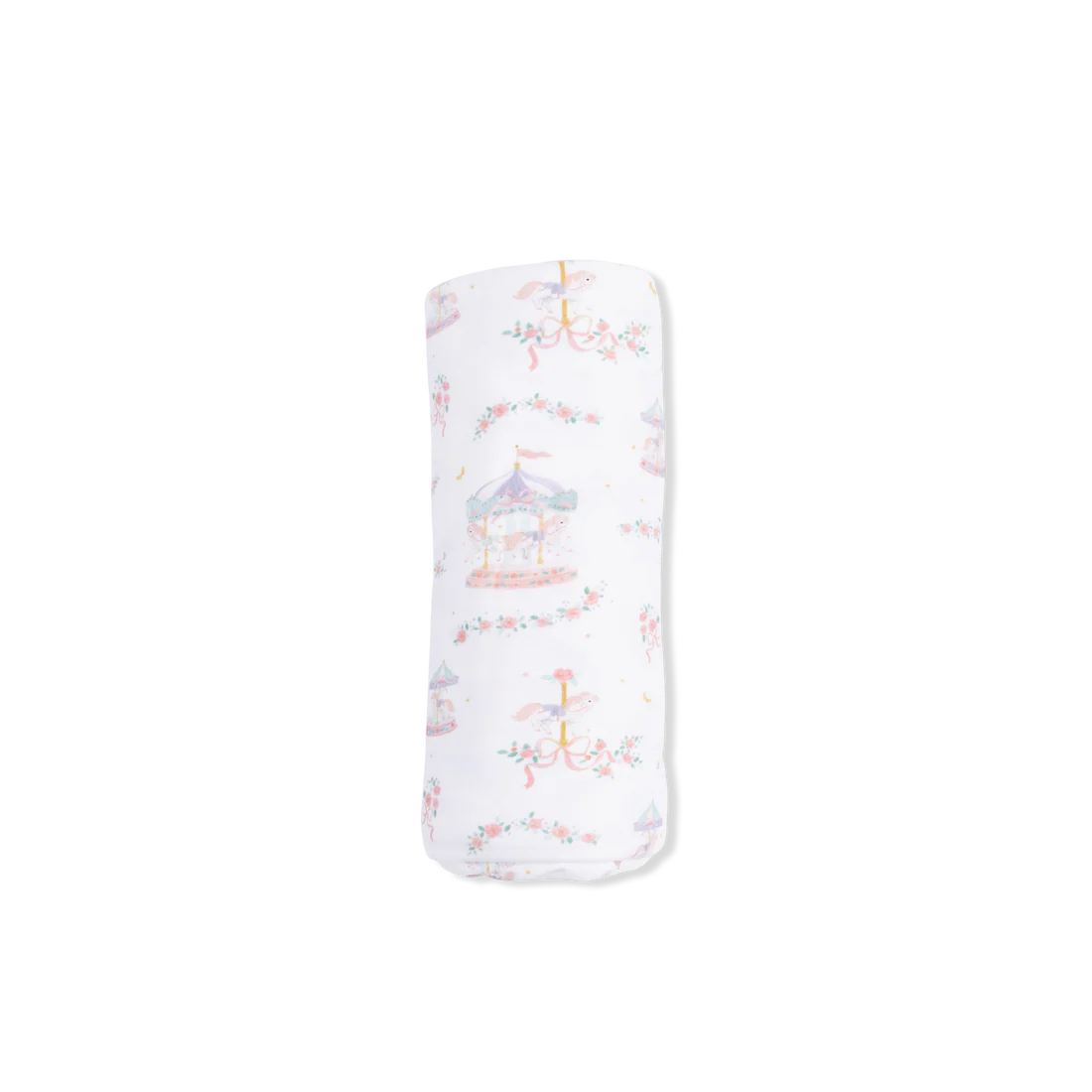 Angel Dear Swaddle Blanket | Carousel with Bows