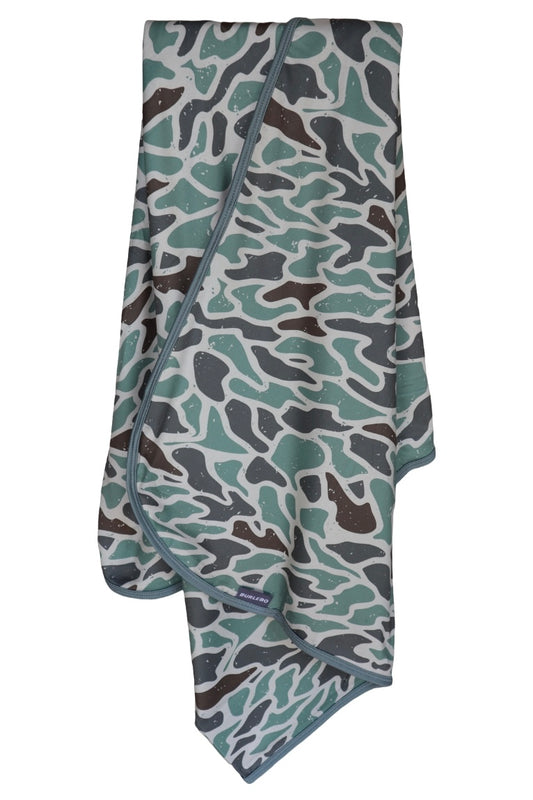 Baby Burlebo Retro Duck Camo Swaddle